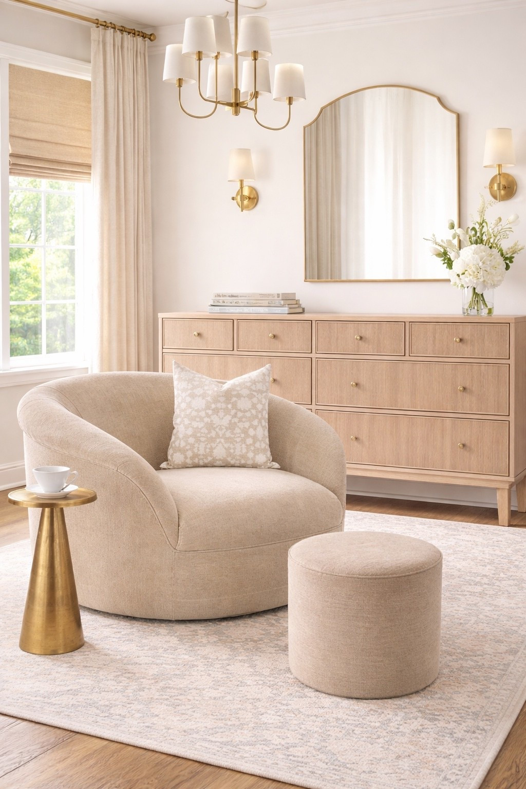 A cozy spot in the bedroom to unwind 

#bedroom #homedecor #dresser #chair 

#LTKmomlife #LTKSaleAlert #LTKHome