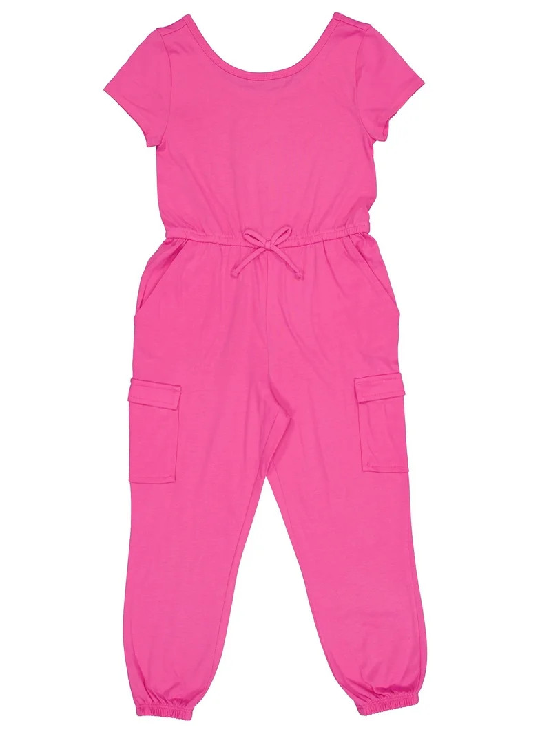 Wonder Nation Girls Play Jumpsuit, Sizes 4-18 & Plus | Walmart (US)