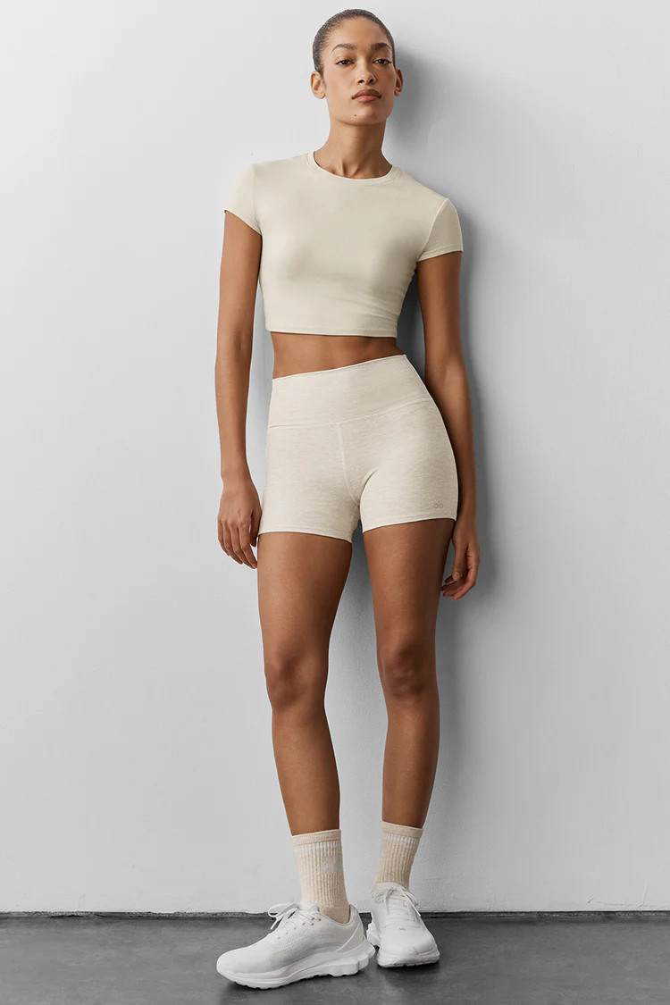 3" Alosoft High-Waist Carefree Short | Alo Yoga (US)