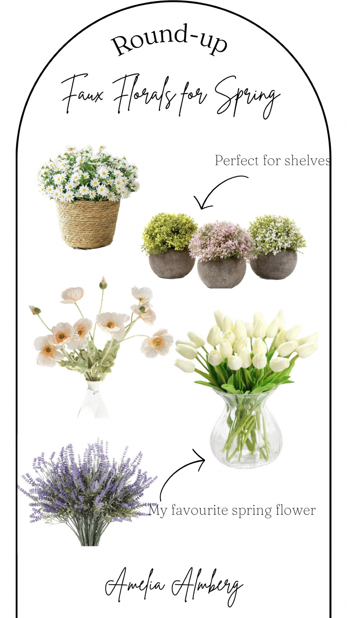 Faux floral stems from Amazon perfect for spring  

#LTKunder50 #LTKhome #LTKSeasonal