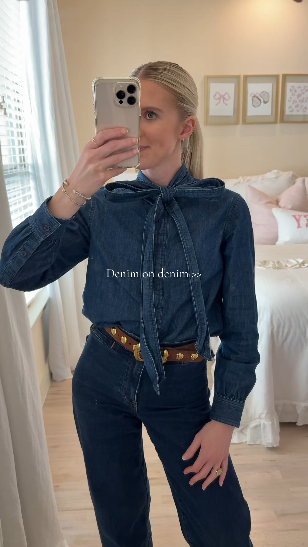 Denim // denim top // madewell 

#LTKFindsUnder100