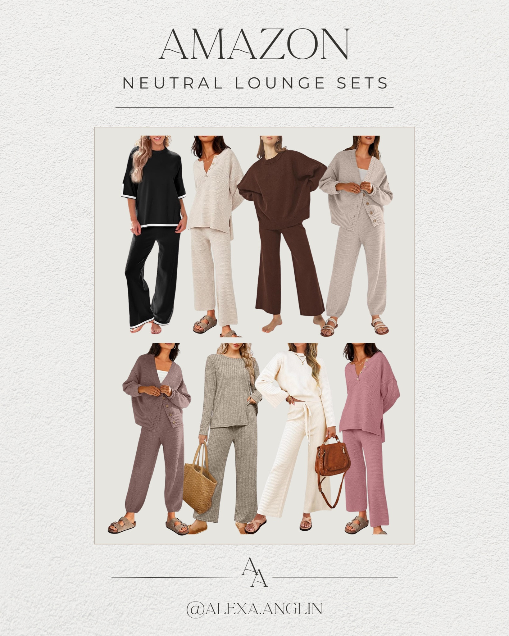 Neutral loungewear sets from Amazon! Love these staples for cozy days at home! // Amazon fashion // lounge sets // comfy travel outfit 

#LTKtravel #LTKfindsunder100 #LTKfindsunder50