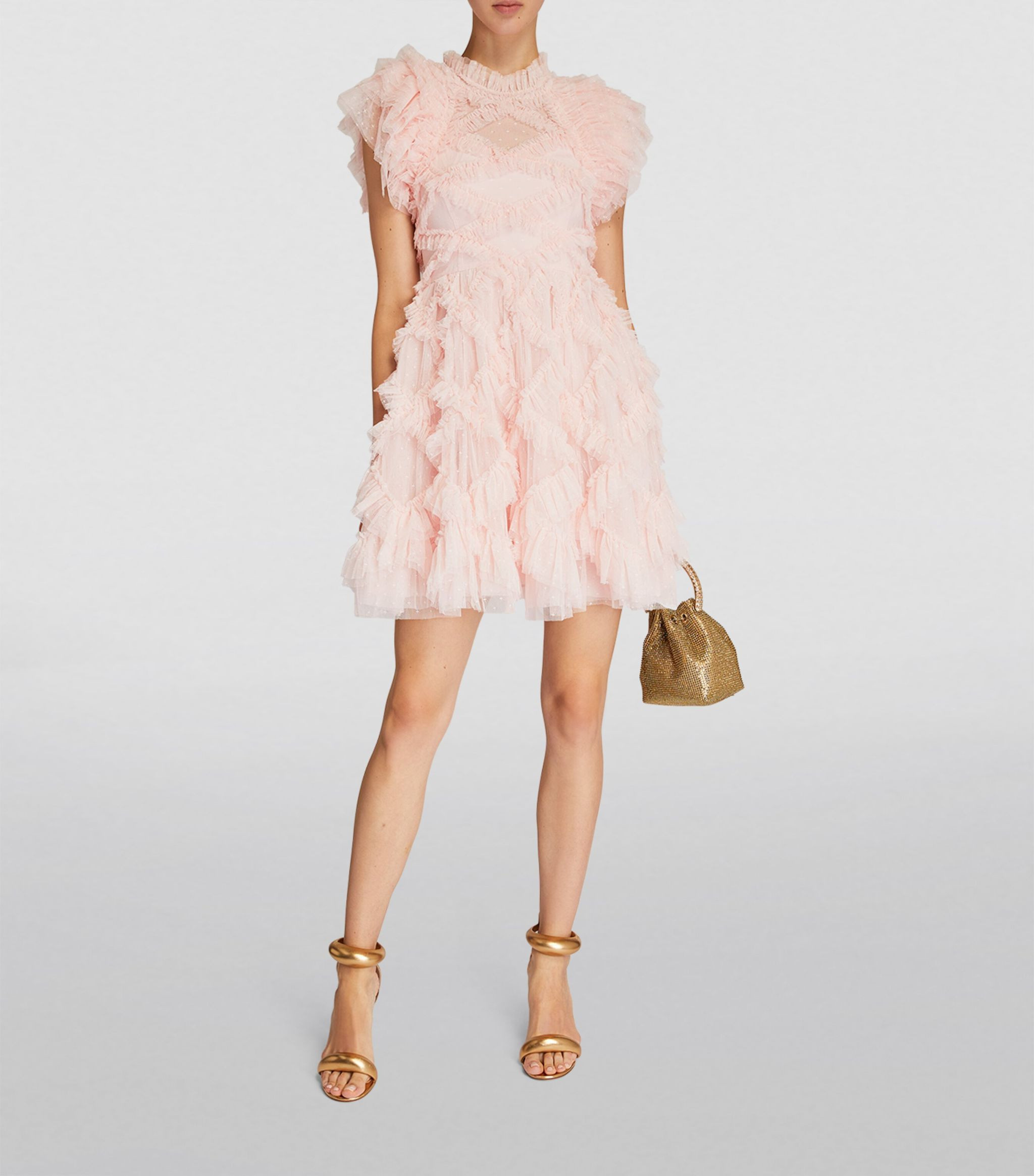 Ruffled Genevieve Mini Dress | Harrods