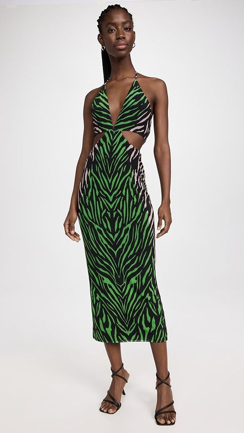 Tessa Mesh Halter Dress | Shopbop