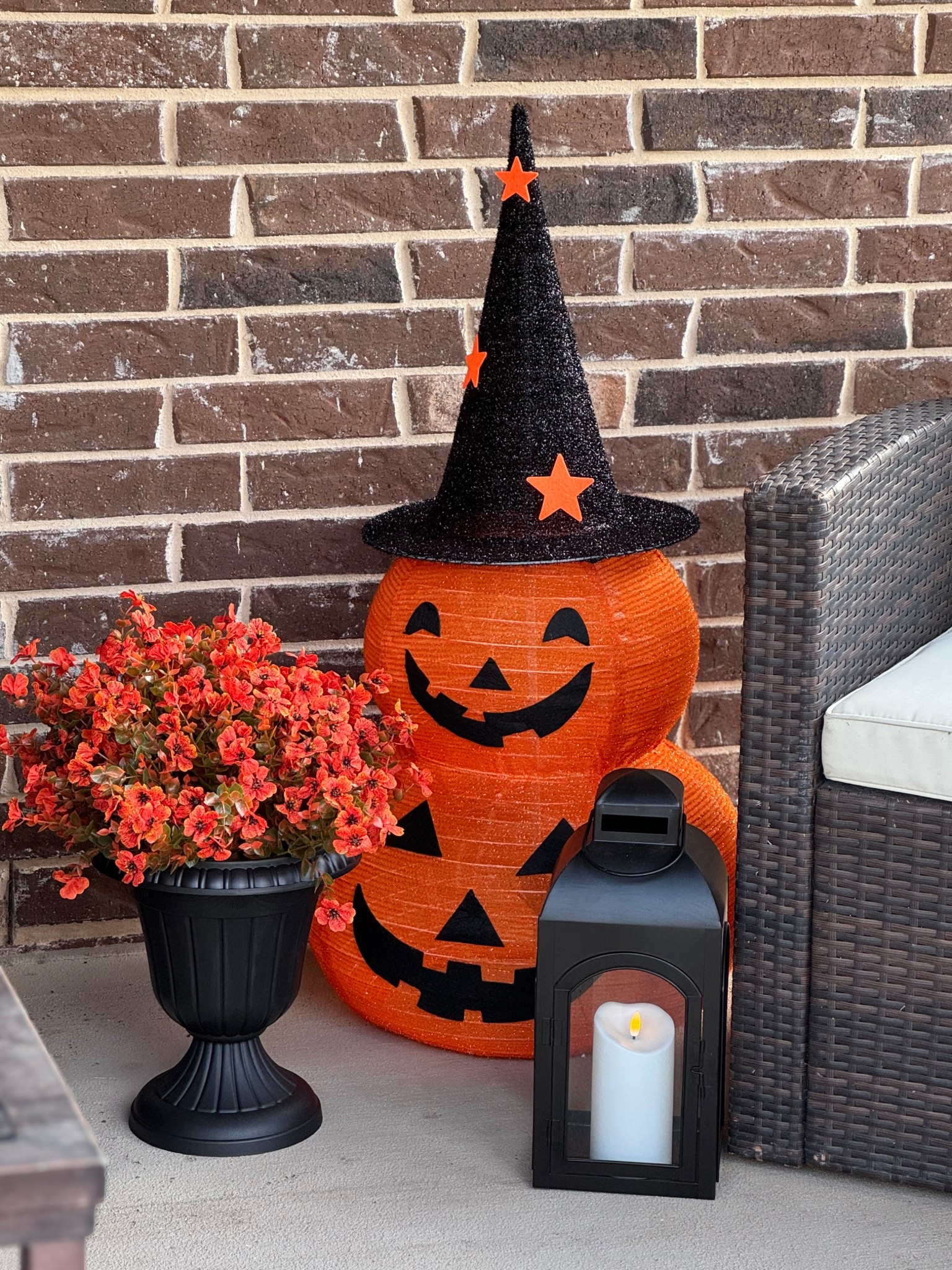 Add all the whimsical touches to your patio or porch !!! These Jack-O-Lanterns light up! Such a cute set.  #halloweenpatioideas #porchideas #halloweenhome #halloweendecor #halloweendecorations 

#LTKKids #LTKSeasonal #LTKHalloween
