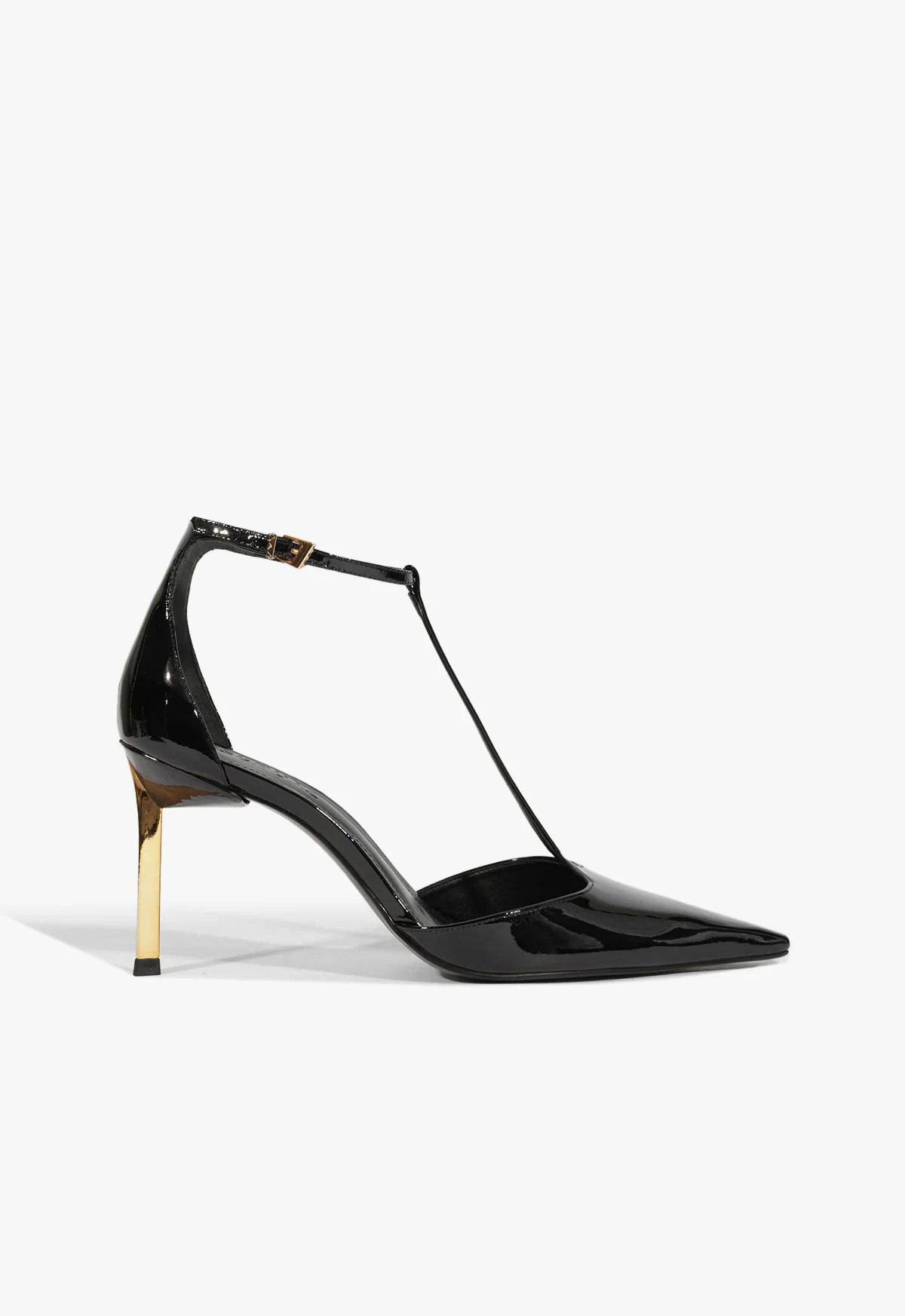 Allure T Stiletto Pump in Black Patent Leather - SCHUTZ | Schutz (US)