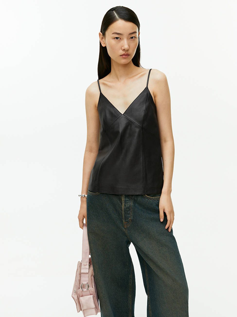 Leather Strap Top | ARKET (US&UK)