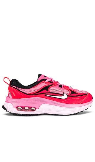 Air Max Bliss NN Sneaker in Laser Pink, White, Solar Red, Pink Foam, Black, & Pink Rise | Revolve Clothing (Global)