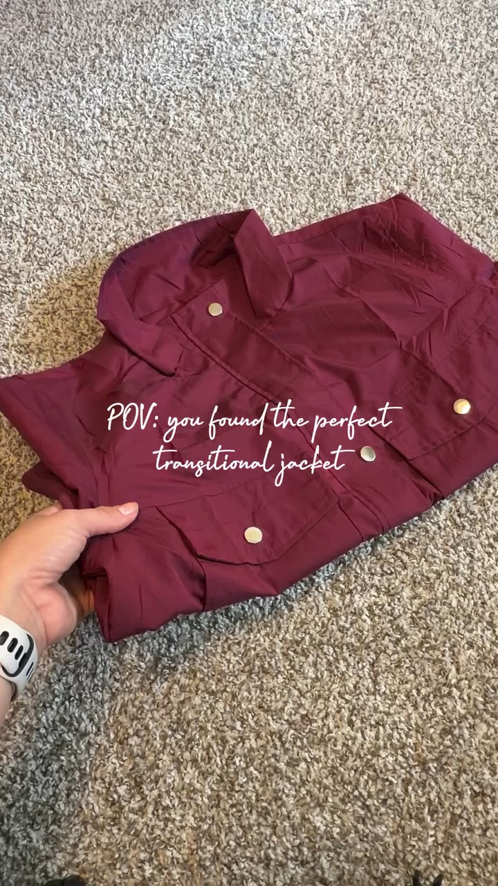 Transitional jackets ♥️
#fashion #fashionmom #amazonfashionfinds #jackets #burgandy