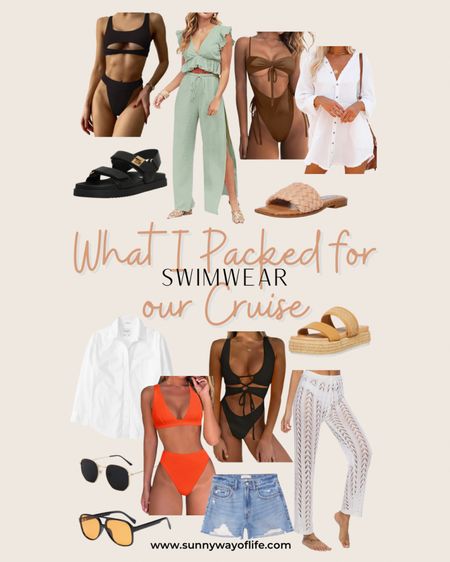 What I packed for our Caribbean cruise swimwear, swim outfits, vacation outfits

#LTKtravel #LTKswim #LTKstyletip