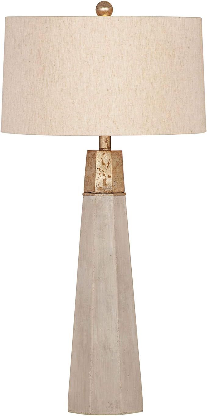 Bassett Mirror L3223TEC Stone Rowan Table Lamp, Naturals | Amazon (US)