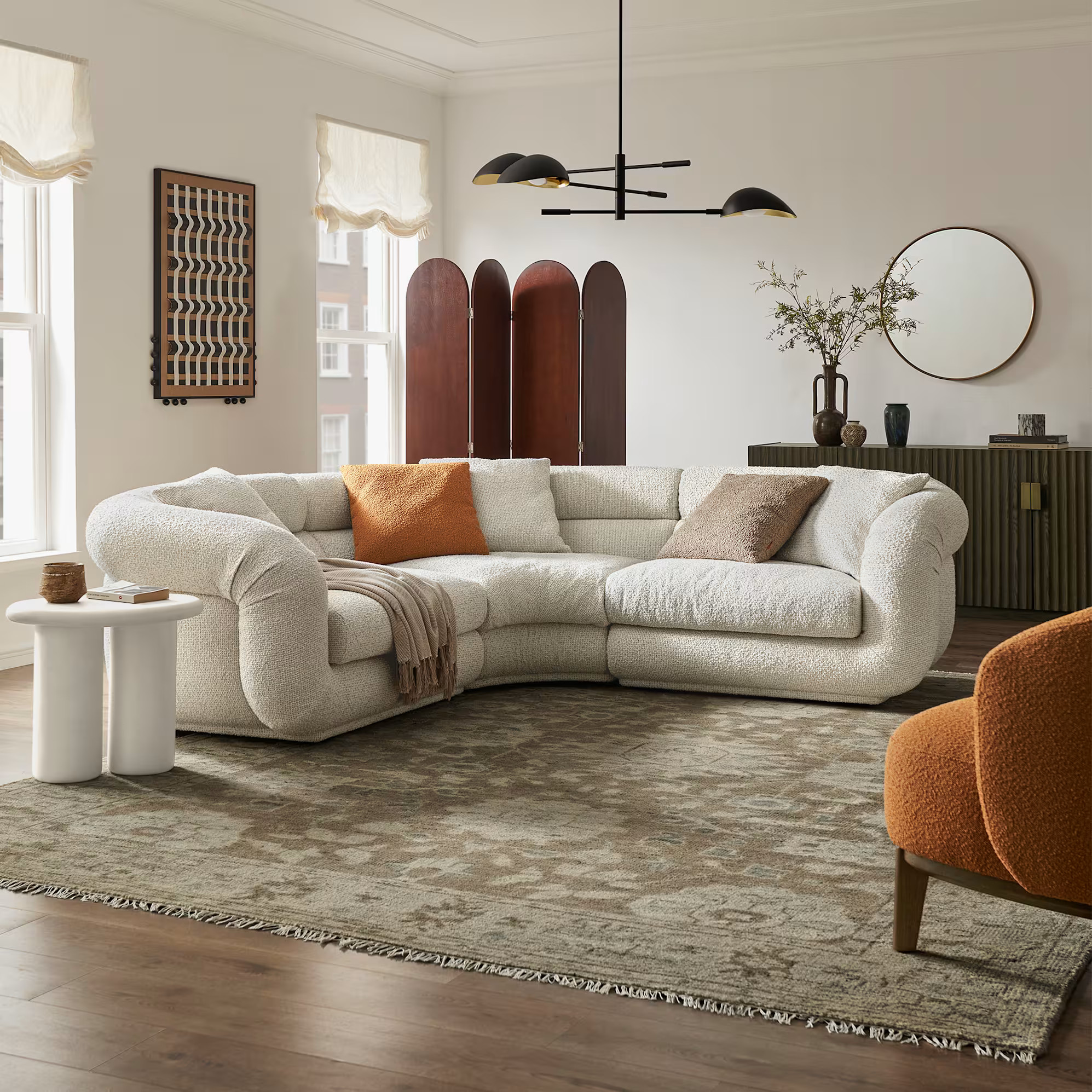 Solari Performance Fabric Sectional Sofa | Castlery US | Castlery US