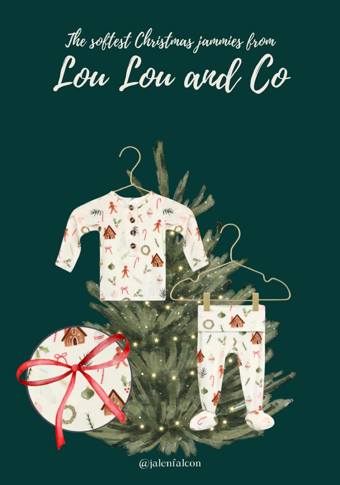 Festive jammies 🎄The material is buttery soft. We love LouLouandCo

#LTKBaby #LTKHoliday #LTKKids