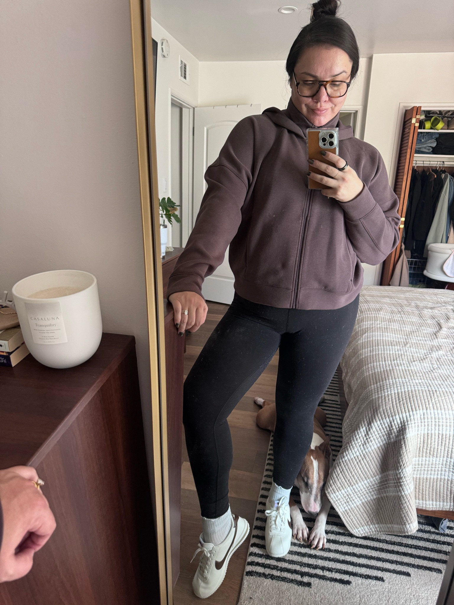 Costco run 🤎 I am SO loving brown right now  

#LTKMidsize #LTKActive #LTKFitness