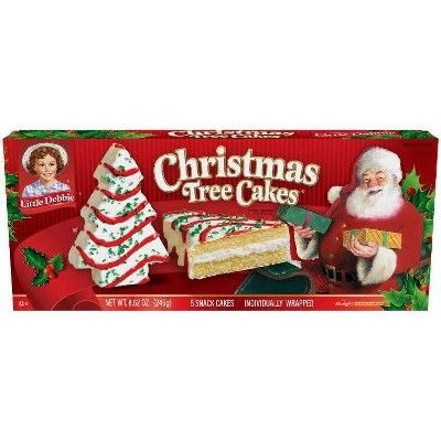 Little Debbie Christmas Tree Vanilla Cakes - 8.62oz | Target