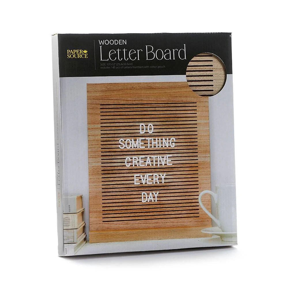 Wooden Letter Board | Paper Source