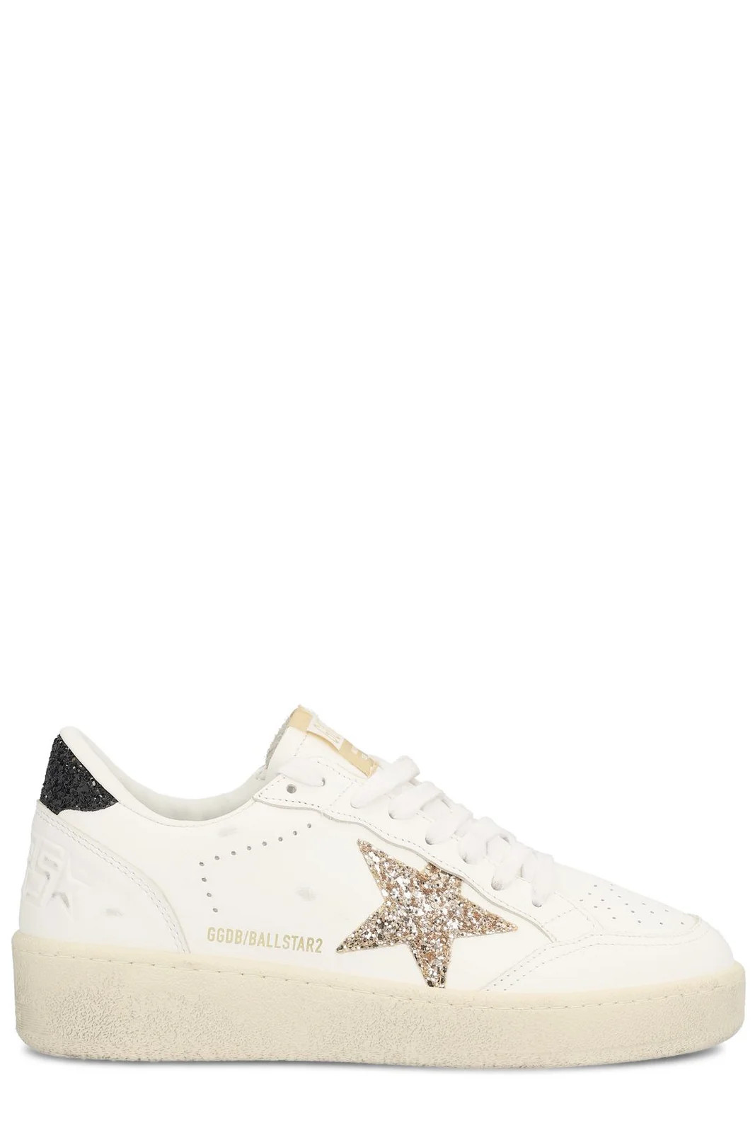 Golden Goose Deluxe Brand Ballstar Glittered Sneakers | Cettire Global