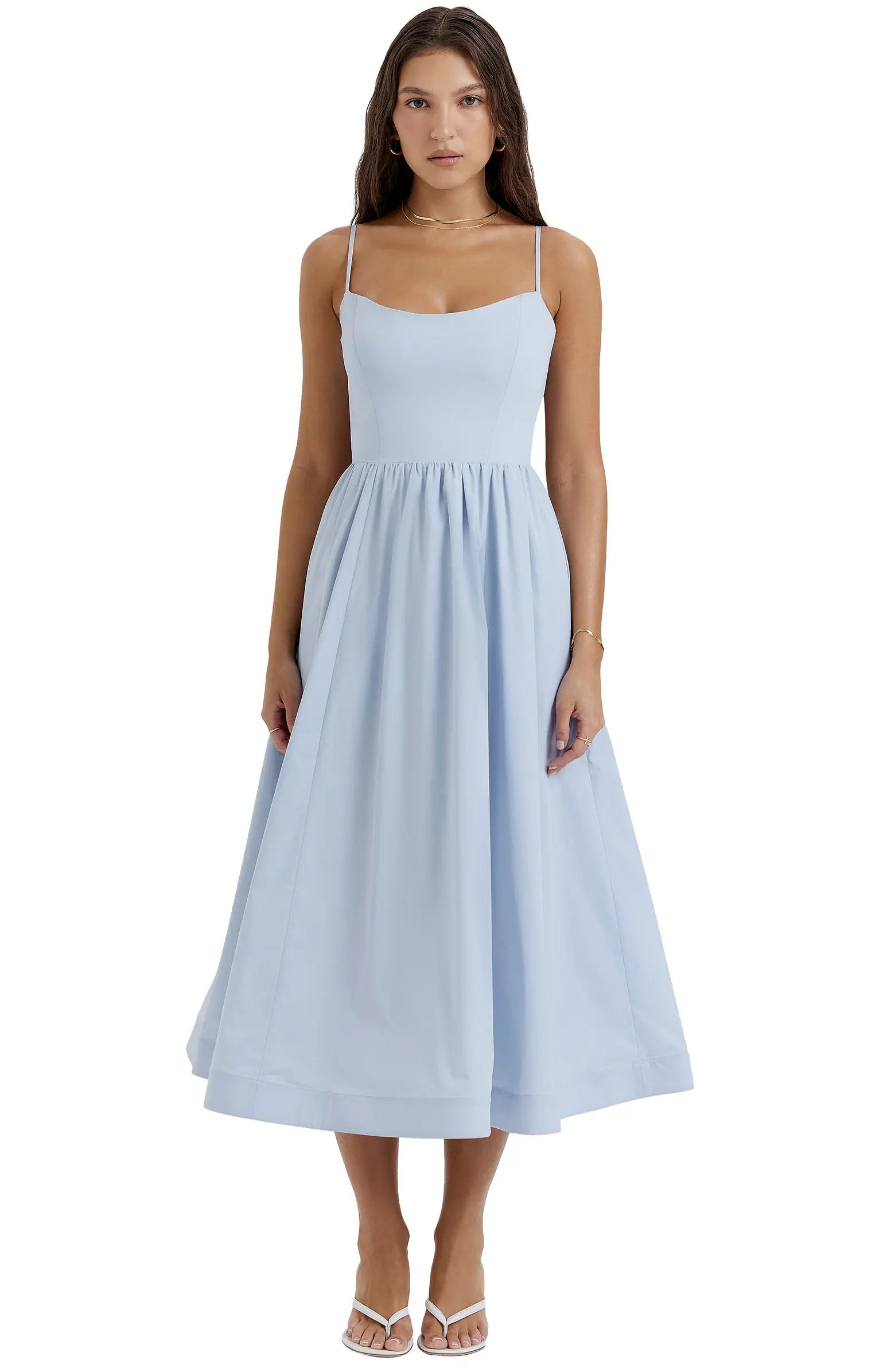Lolita Corset Cotton Blend Fit & Flare Dress | Nordstrom