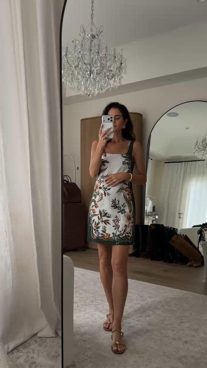 This dress is even more beautiful in person. I’m just shy of 5-7” wearing the size small XS #stylinbyaylin #aylin #vacation 

#LTKootd #LTKOver40 #LTKSeasonal