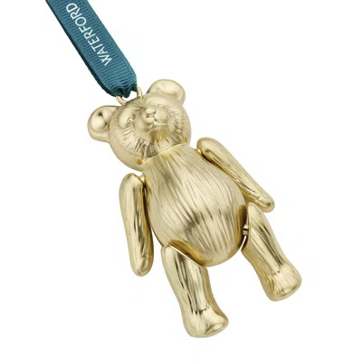 Christmas Teddy Golden Ornament | Wayfair North America