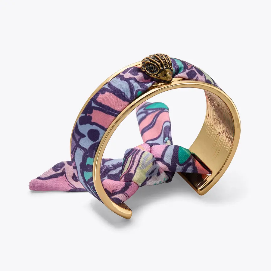 printed scarf cuff | Kurt Geiger US