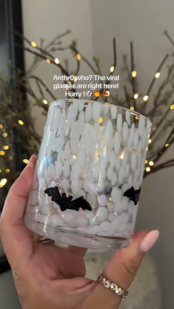 Anthro Inspired Halloween Party glassware.

#LTKSeasonal #LTKHome #LTKSaleAlert