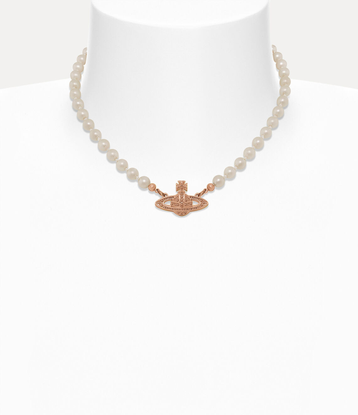 Mini Bas Relief Pearl Choker | Vivienne Westwood