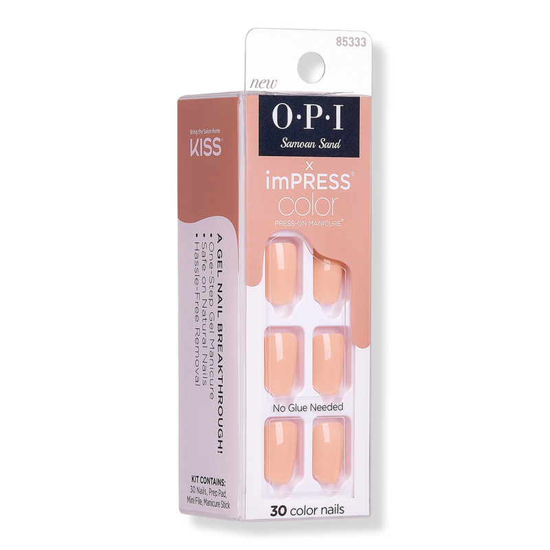 Kiss Samoan Sand imPRESS Color X OPI Press-On Manicure | Ulta Beauty | Ulta