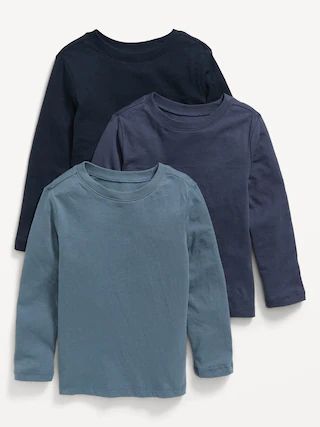 Unisex Long-Sleeve T-Shirt 3-Pack for Toddler | Old Navy (US)