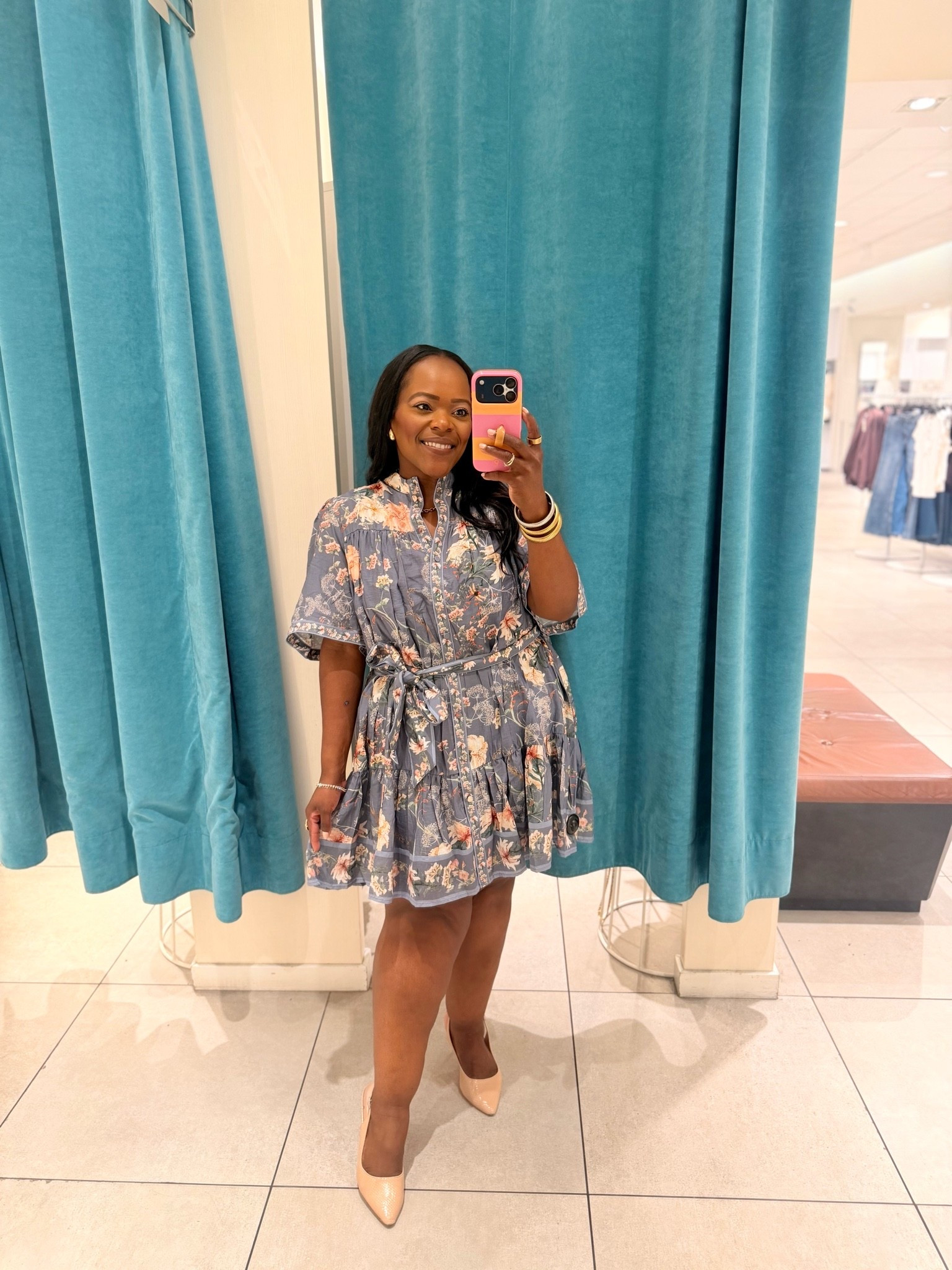 The cutest dress from H&M that is the perfect wear now and later for Fall! Wearing the large.

#LTKgrwm #LTKMidsize #LTKSaleAlert