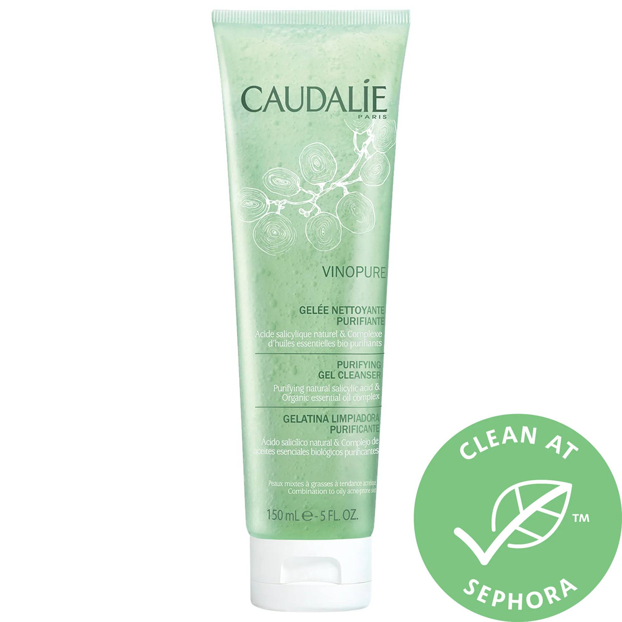 Caudalie Vinopure Pore Purifying Gel Cleanser 5 oz/ 150 mL | Sephora (US)