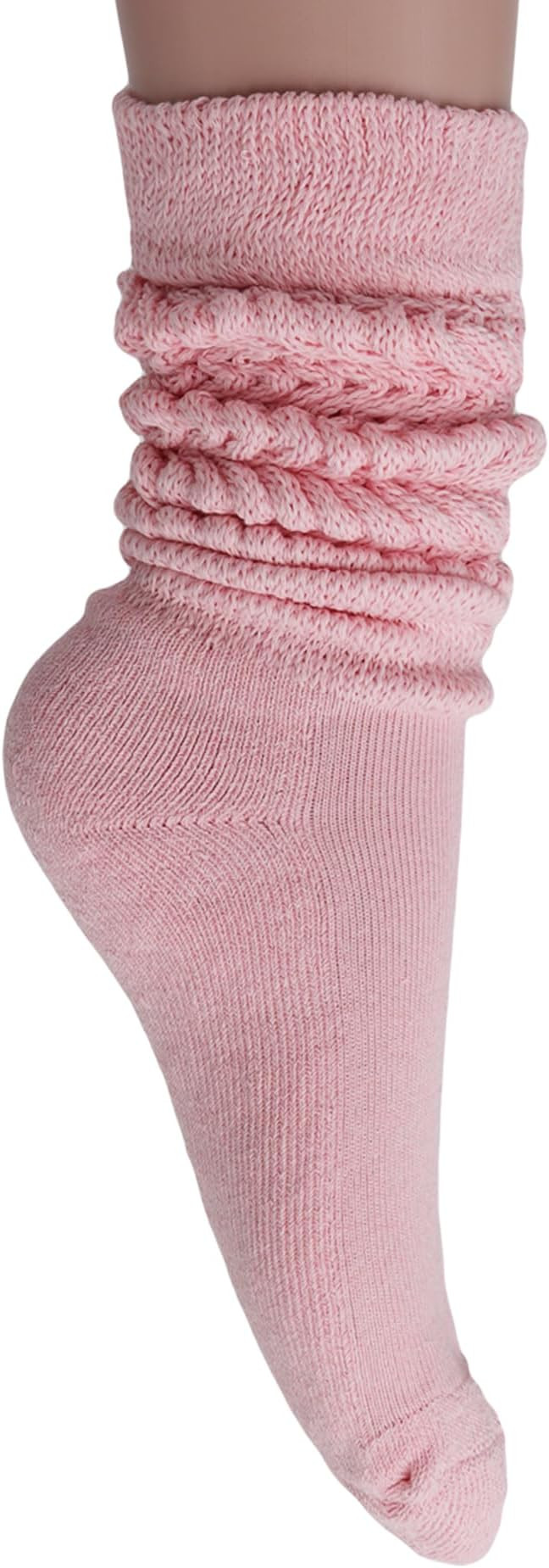 AWS/American Made Slouchy Scrunch Cotton Slouch Socks for Women Shoe Size 5 to 10 | Amazon (US)