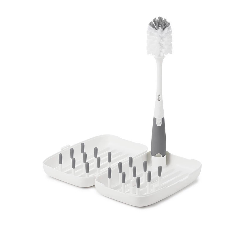 OXO Tot On-The-Go Drying Rack with Bottle Brush, Gray | Kohl's