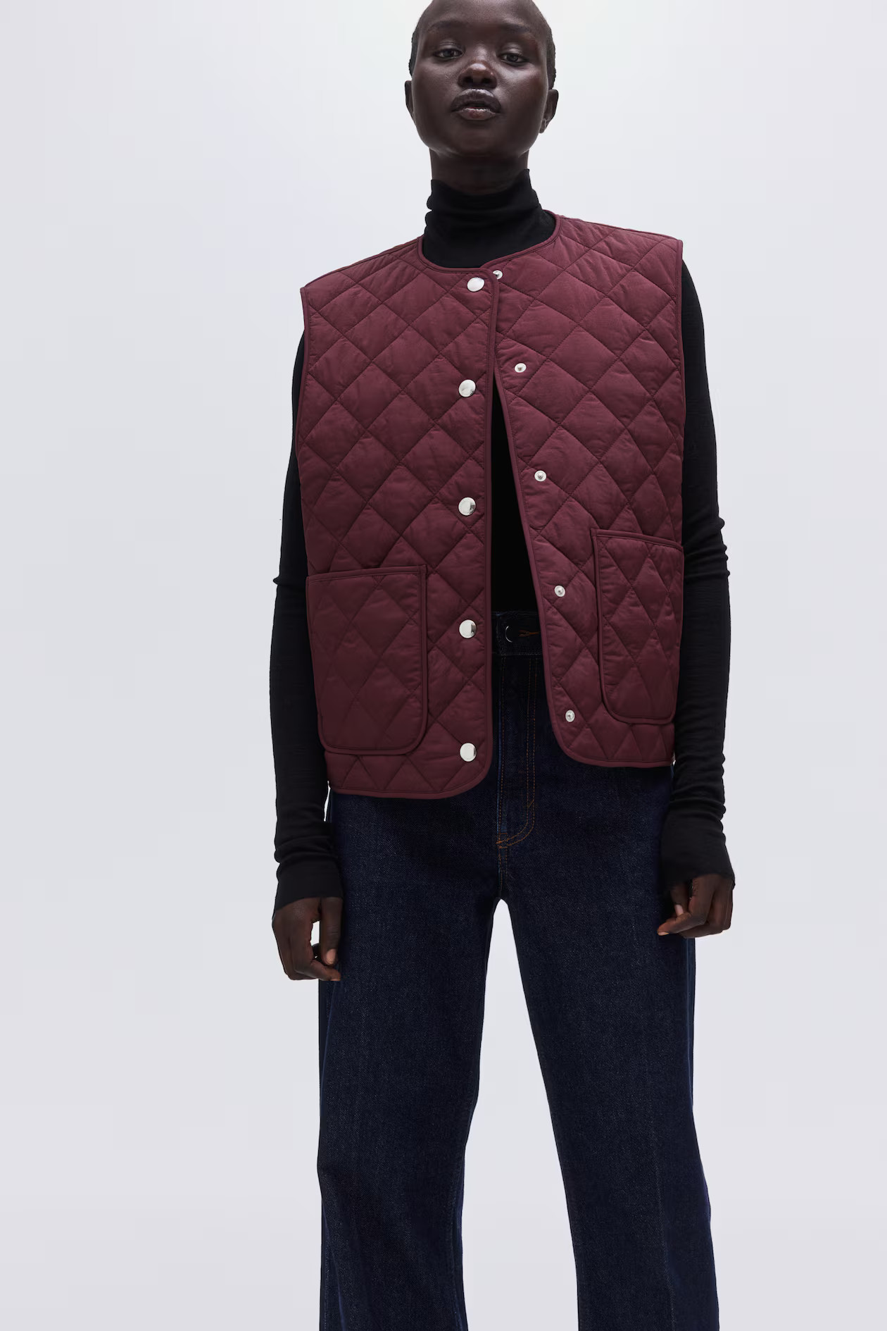 Quilted gilet | H&M (UK, MY, IN, SG, PH, TW, HK)