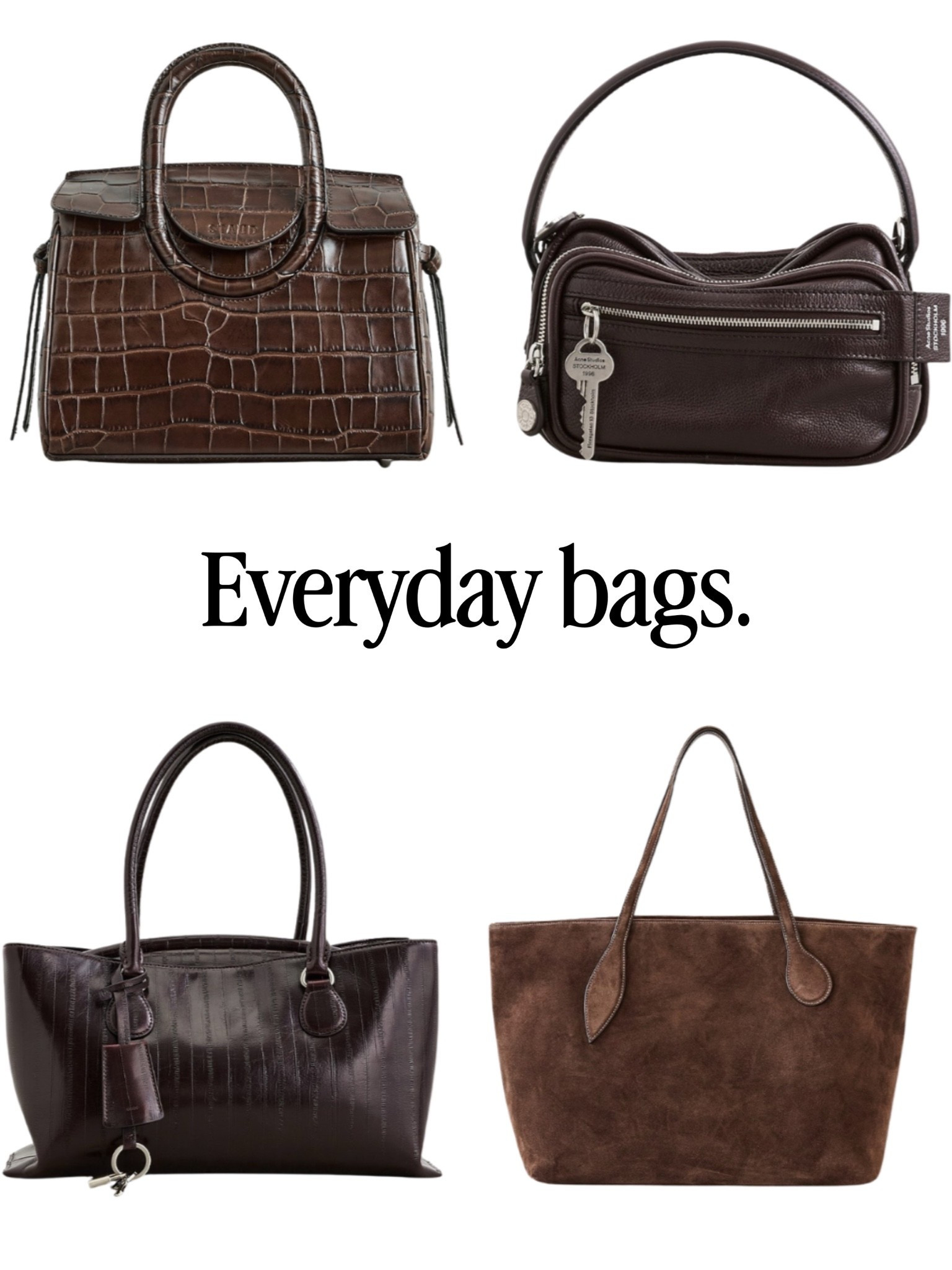 The Shopbop Fall Event Sale is here, and it’s the perfect time to grab that everyday bag your closet is missing. I love these because they’re practical enough for every day but still feel elevated—the beautiful textures, interesting handles and little details make each one feel so much more special. 

 #LTKSeasonal #LTKSaleAlert #LTKWorkwear