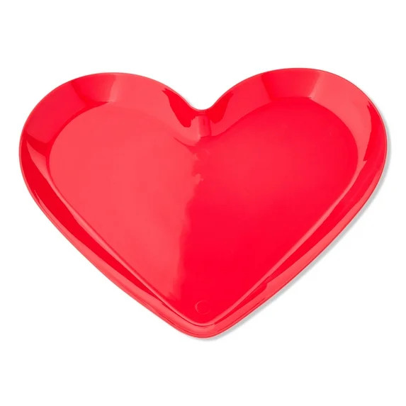 Heart Platter, Red, 13" x 11", Valentine's Day by Way To Celebrate | Walmart (US)