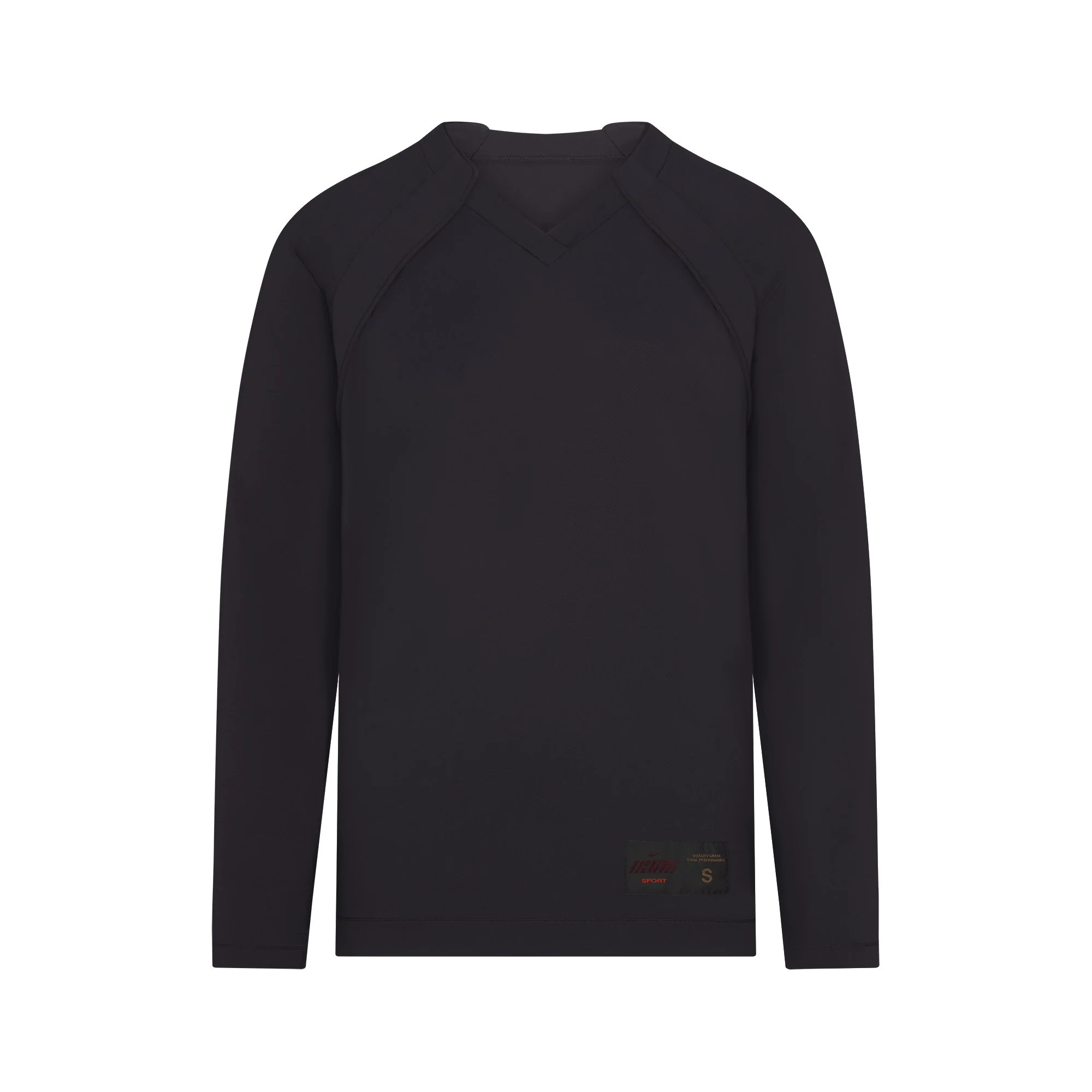 V-NECK OVERSIZED LONG SLEEVE TOP | SKIMS (US)