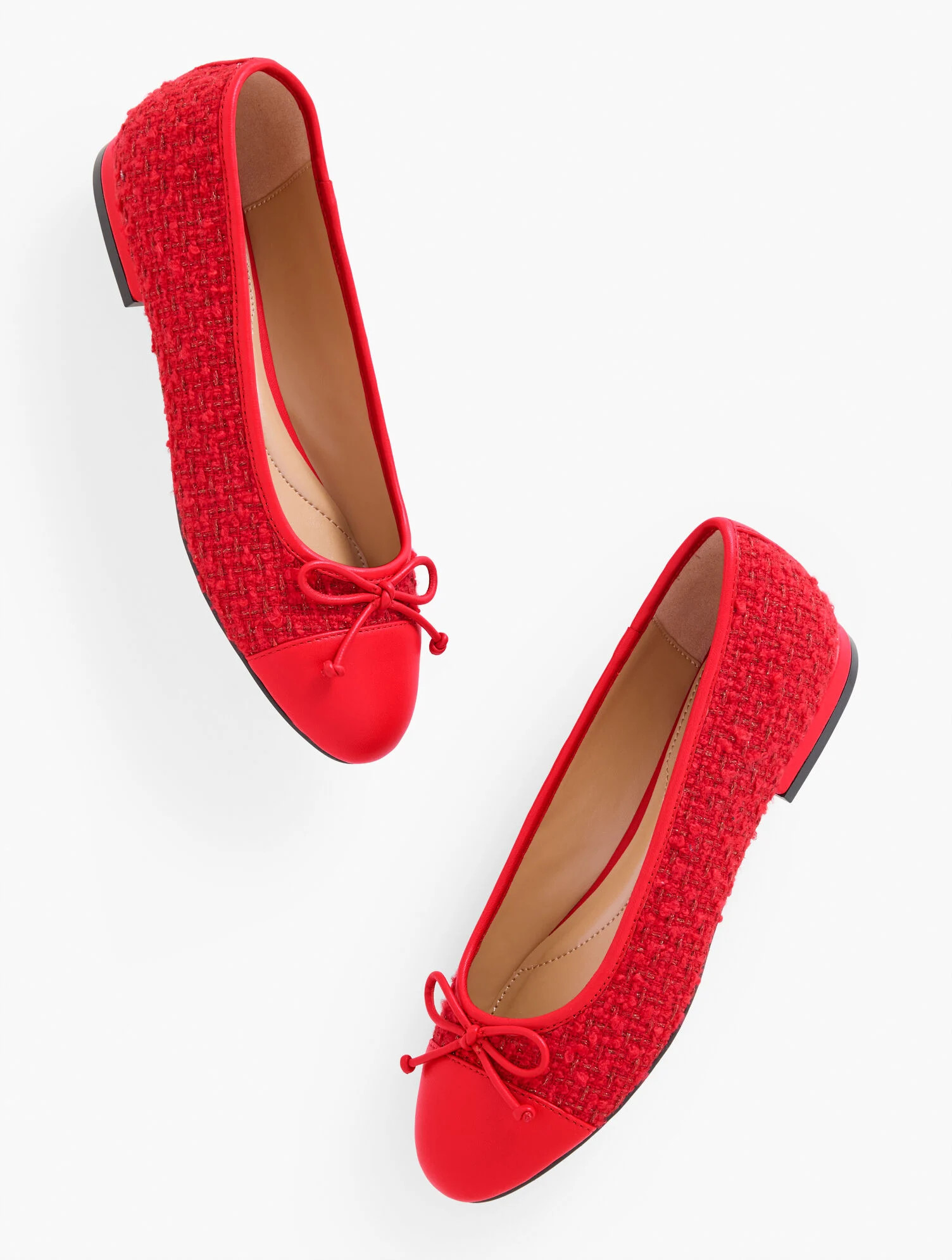 Madison Ballet Flats – Garden Tweed | Talbots