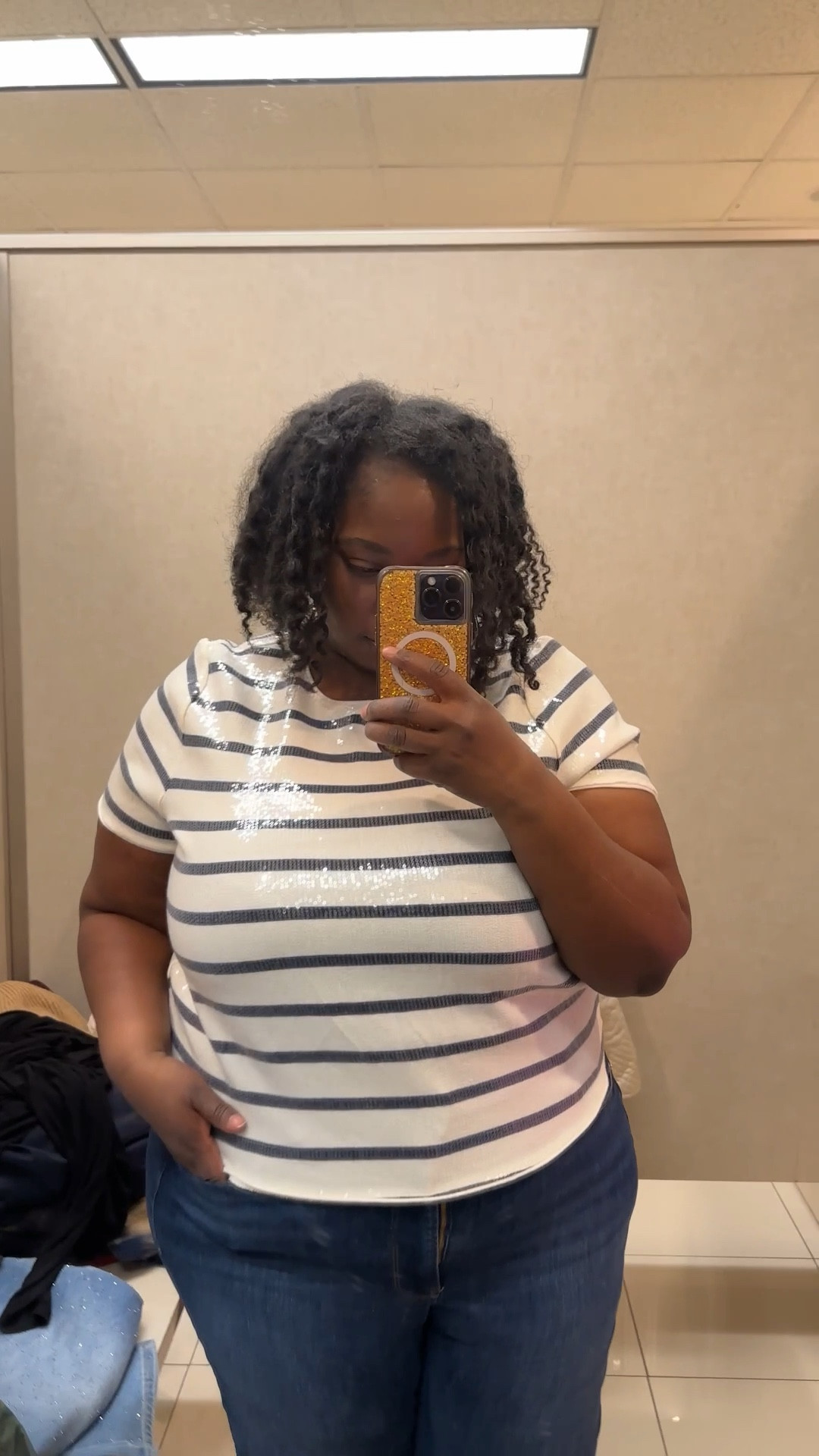 Found some cute tops from @Macys this sequin stripe top is so cute. I’m Wearing a 3X

#LTKMidsize #LTKPlusSize #LTKOver40