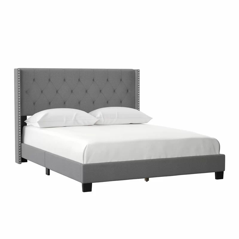 Tianna Tufted Upholstered Low Profile Standard Bed | Wayfair North America