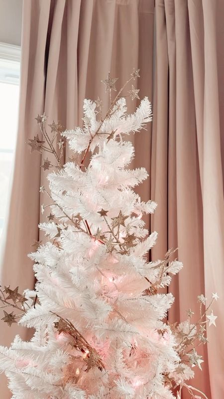 Pink Christmas trees 

#LTKSeasonal
