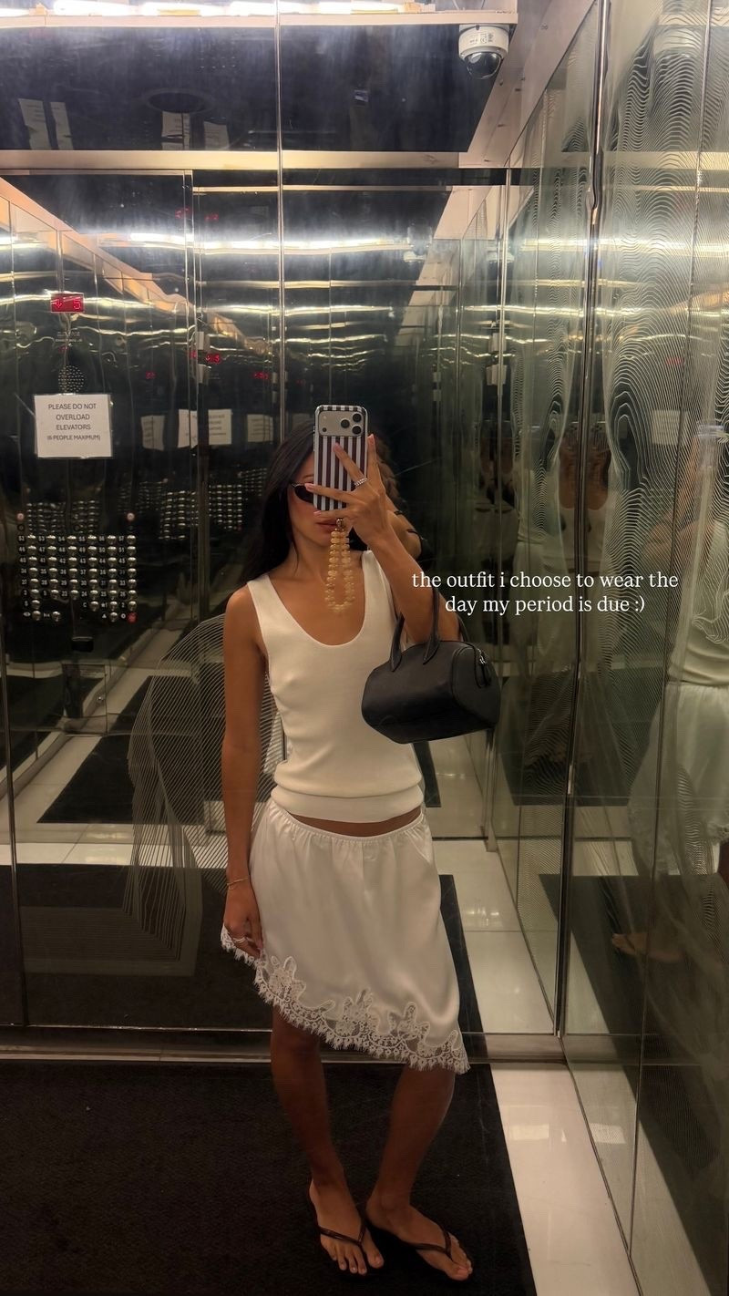 NYC ootd | H&M white tank, lace trim skirt, Marc fisher black heels #nycootd

#LTKdayinmylife #LTKootd #LTKmorningroutine