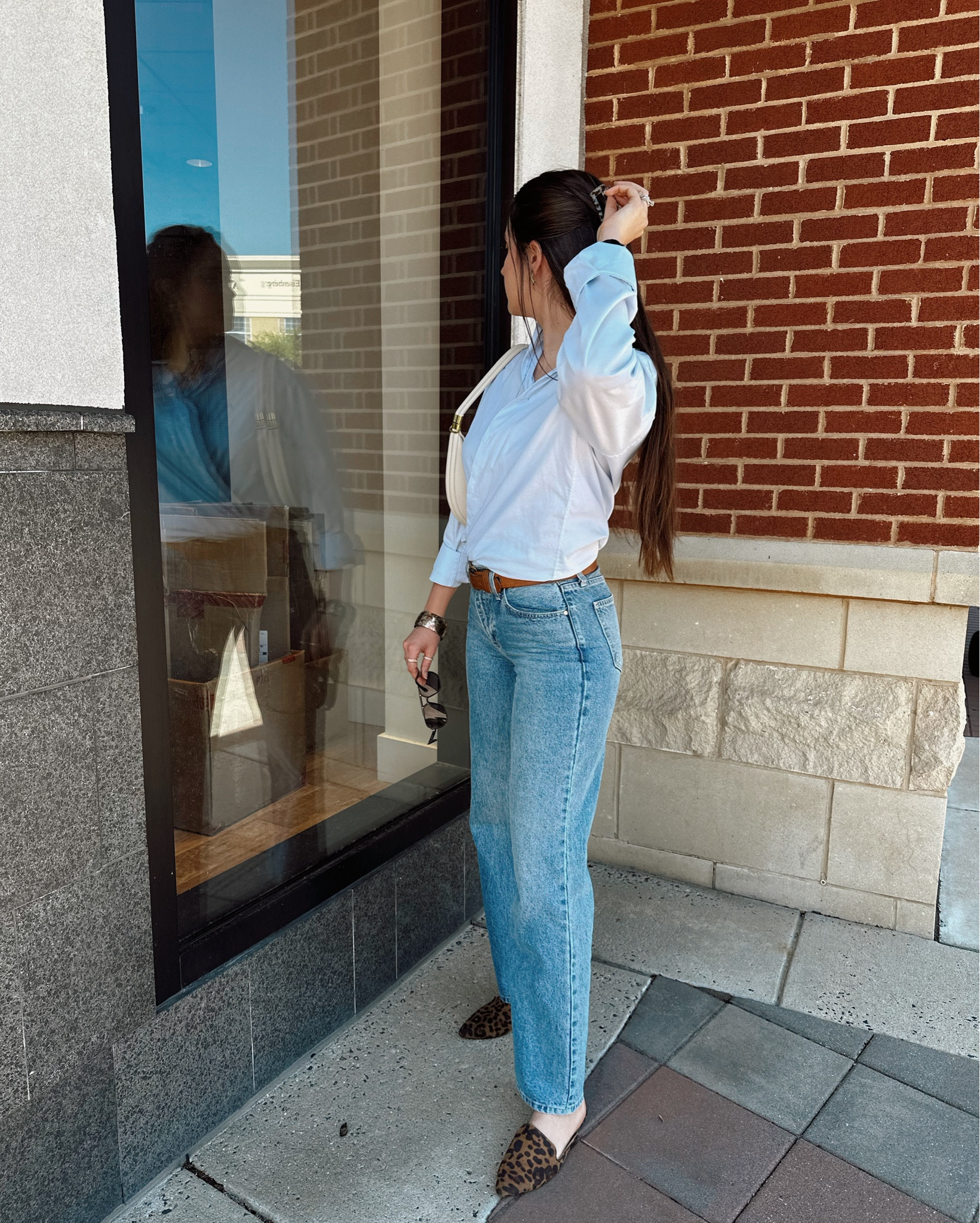 Wearing a men’s button up and some thrifted or old items. I linked similar where I could  

Spring outfit, style inspo, what to wear, spring fashion, button down, button up, cheetah print shoes

#LTKFindsUnder50 #LTKStyleTip #LTKBeauty