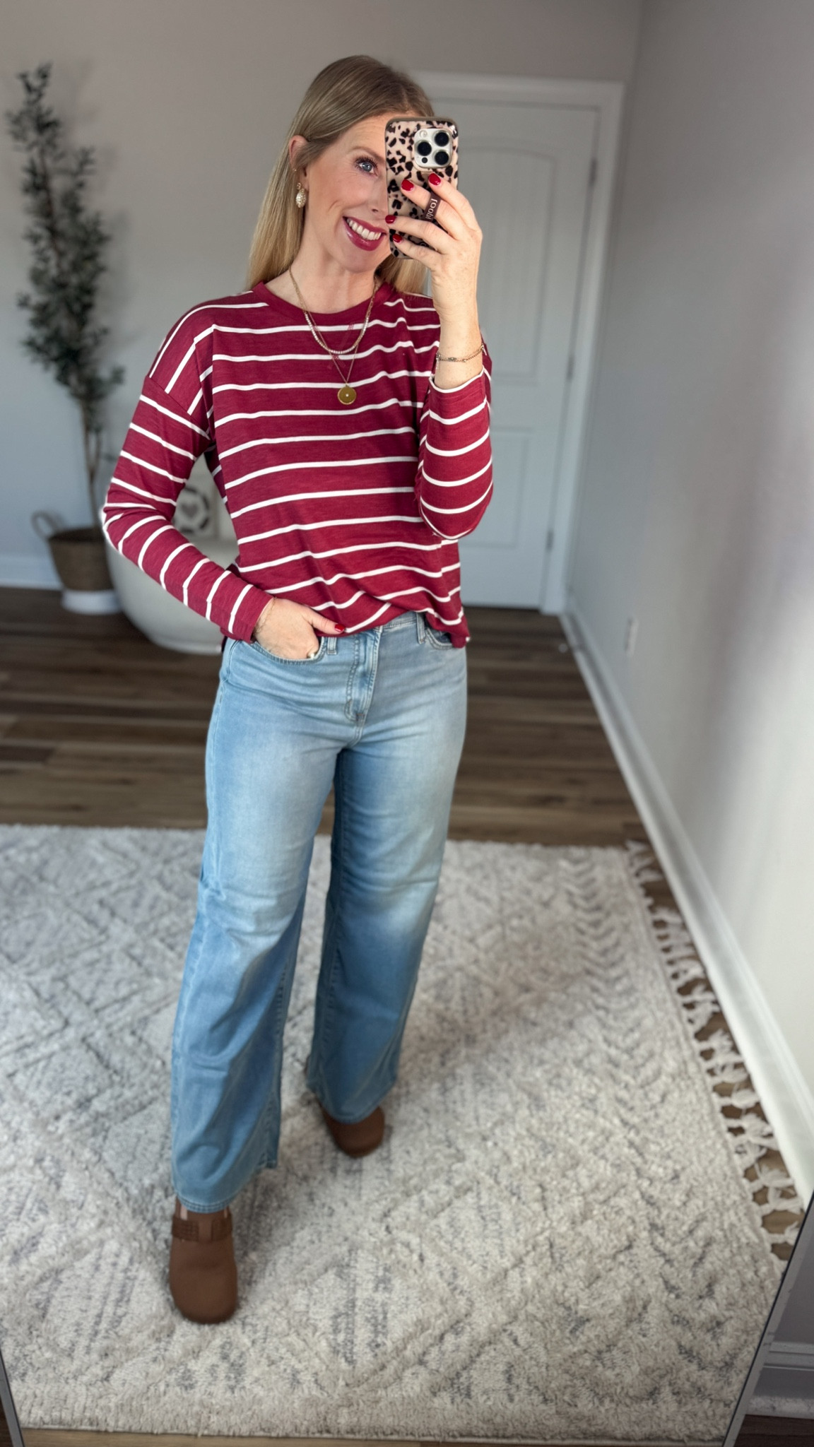 Daily try on, gap factory, sweatpants jeans, Maurice’s, heart sleeve striped sweater

Small sweater, 27r jeans 

#LTKSaleAlert #LTKootd