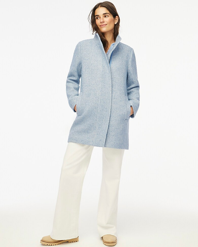 Herringbone city coat | J.Crew Factory