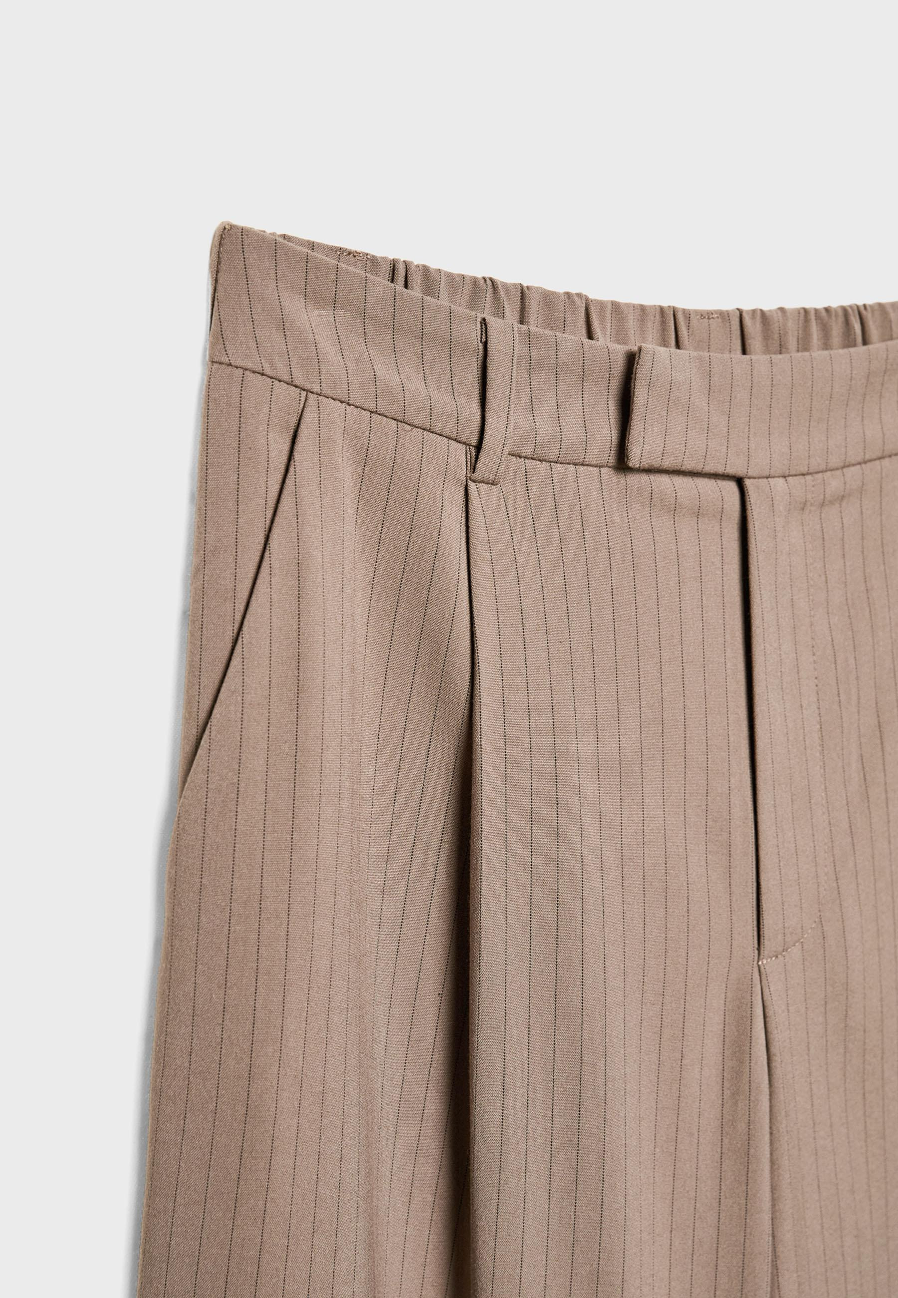 Wide-leg formal wear trousers - Women's Petite & Tall | Stradivarius United Kingdom | Stradivarius (UK)