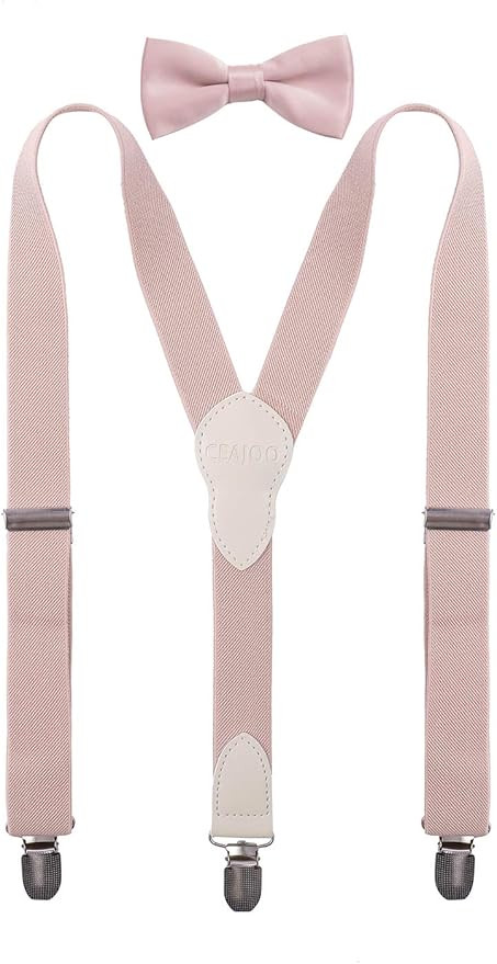 Men's Boys' Suspenders and Bow Tie Set Adjustable | Amazon (US)