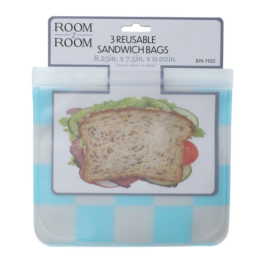 BPA free reusable sandwich bags 3-count | Five Below