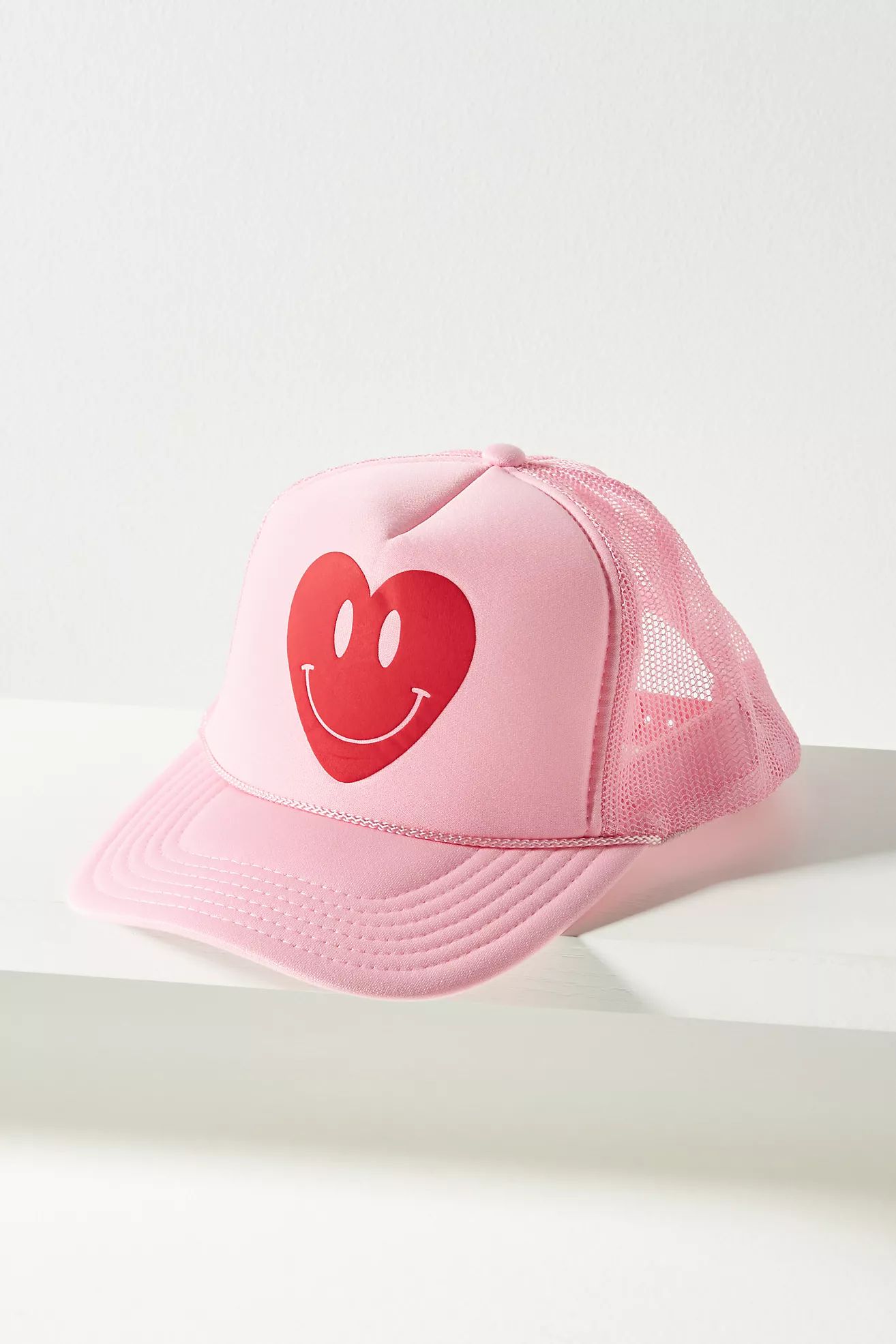 Ascot + Hart Happy Heart Trucker Hat | Anthropologie (US)