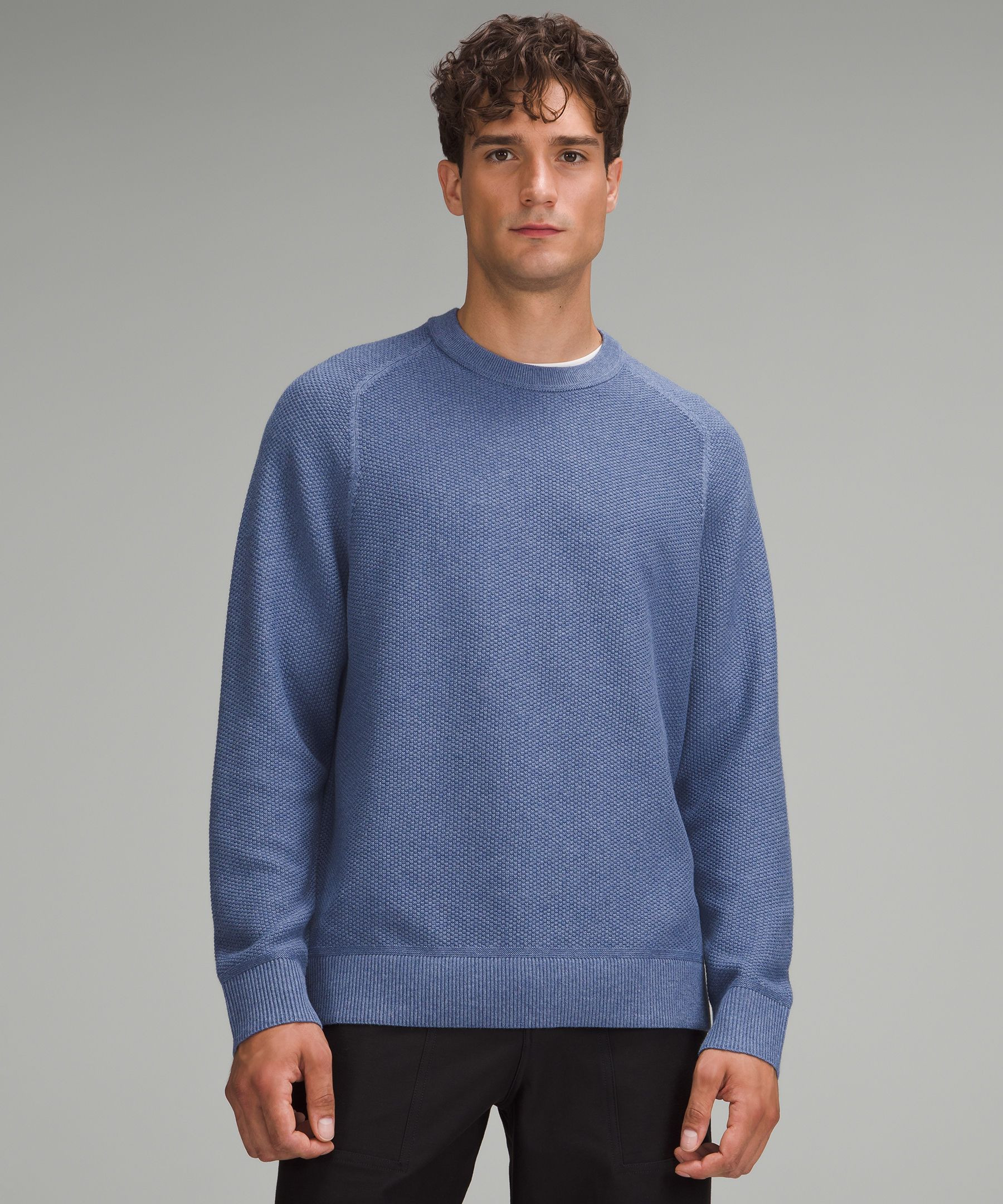 Textured Knit Crewneck Sweater | Men's Hoodies & Sweatshirts | lululemon | Lululemon (US)